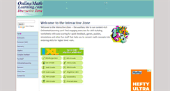 Desktop Screenshot of interactive.onlinemathlearning.com